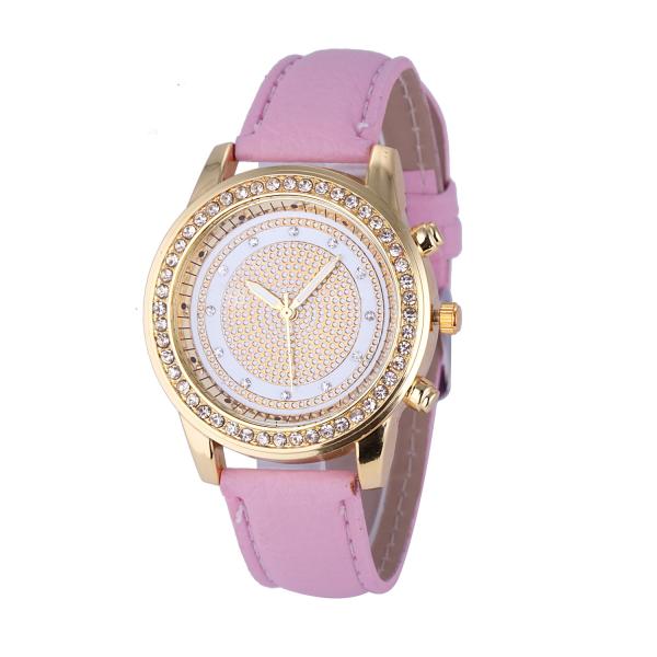 Nouveau femmes Bracelet montre-bracelet dames cristal genève montres mode acier inoxydable montres à Quartz