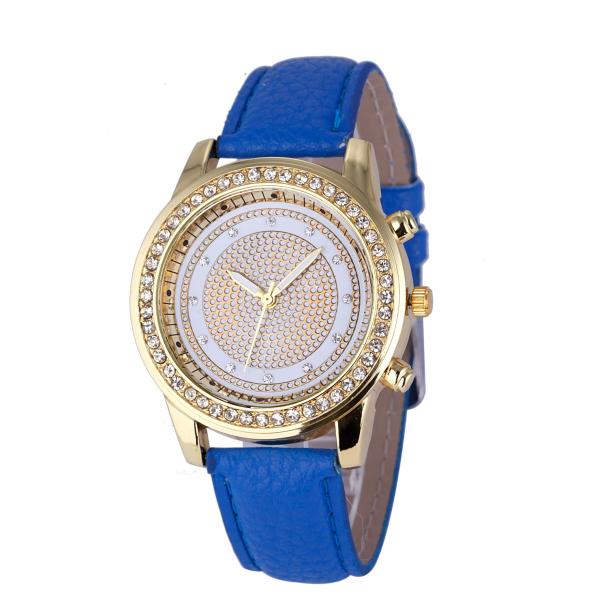 Nouveau femmes Bracelet montre-bracelet dames cristal genève montres mode acier inoxydable montres à Quartz