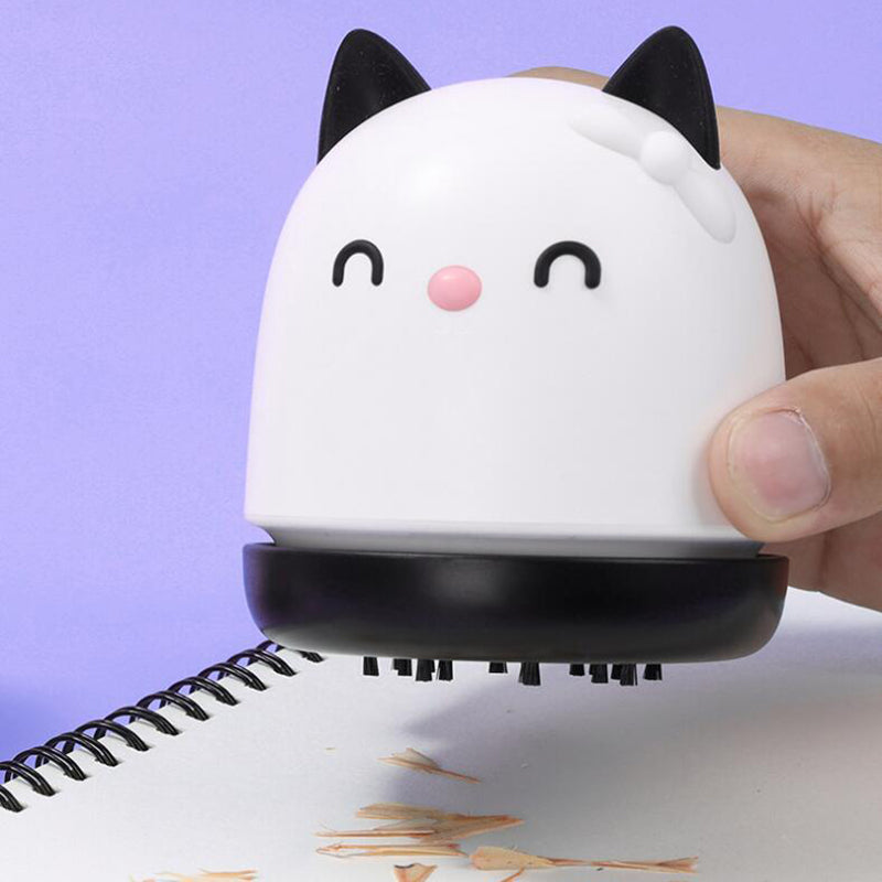 Chat Mini Aspirateur Aspiration Gomme Bureau Bureau Étudiant Portable De Poche