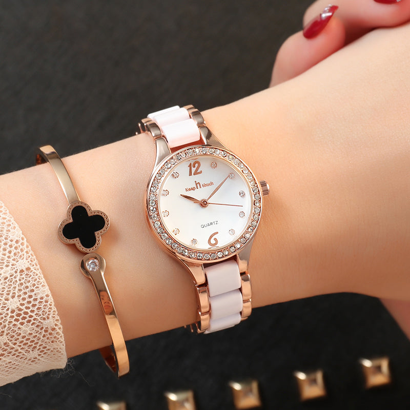 Relojes de mujer Relojes de pulsera de cuarzo de lujo para mujer