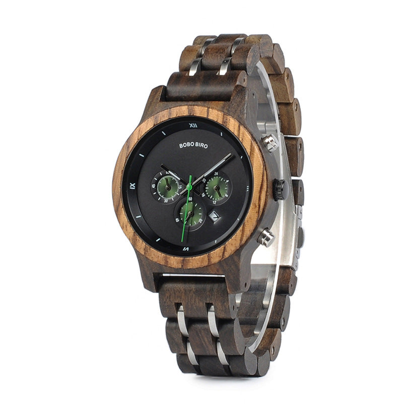 Montres en bois Montres en bois décontractées pour hommes