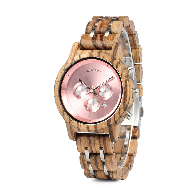 Relojes de madera Relojes de madera informales de negocios para hombres