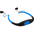 Auriculares inalámbricos 2 en 1 con Bluetooth y reproductor de música MP3, auriculares 8G IPX8, impermeables, deportivos, con banda para el cuello, auriculares estéreo con micrófono