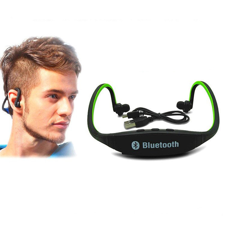 Auricular Bluetooth S9 Auricular Bluetooth deportivo montado en la parte trasera Auricular Bluetooth estéreo Auricular Auricular de tarjeta inalámbrica