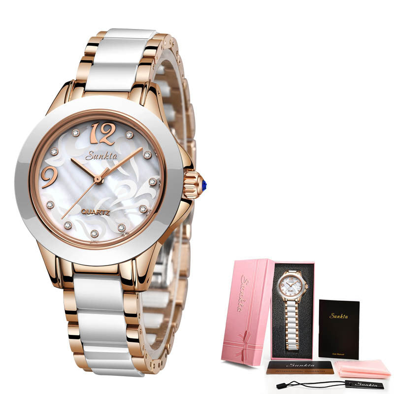 Montres pour dames en céramique Montres haut de gamme exquises