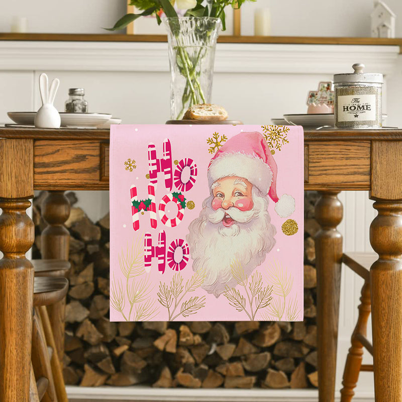 Table Runner Christmas Christmas Tree Snowflake Decoration