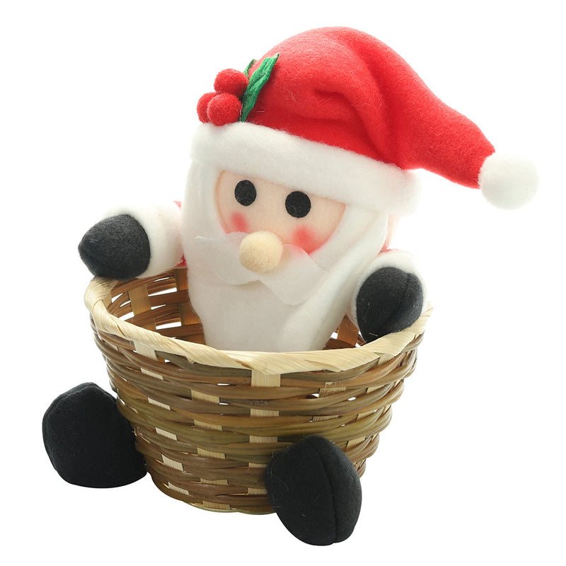 Christmas decorations fruit basket