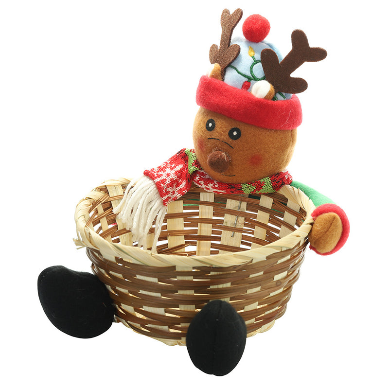 Christmas decorations fruit basket