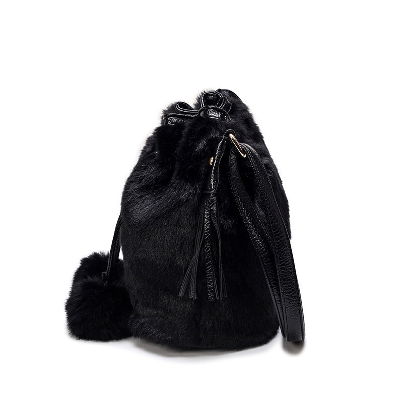 Sacs en peluche pour dames à la mode