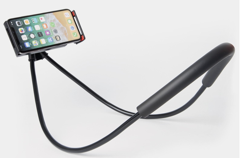 Compatible con Apple, nuevo soporte para teléfono móvil flexible Masajeadores de cuello colgantes Masajeadores Lazy Neck Lace Soporte para teléfono inteligente Xiaomi para IPod