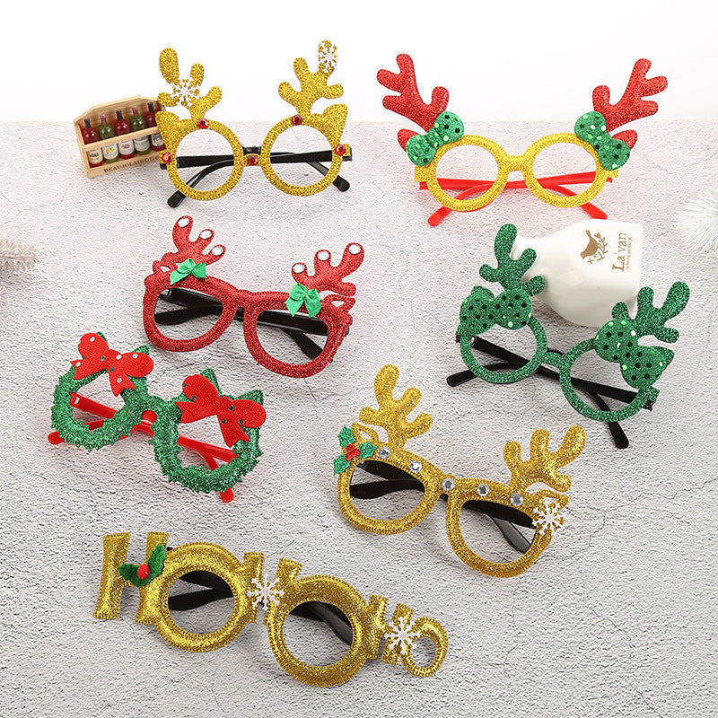 Party Christmas Children's Toys Christmas Luminous Glasses Frame