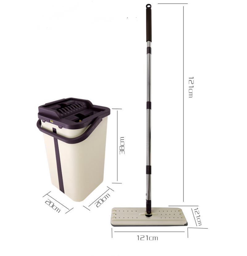 Essorez le seau de vadrouille pour le nettoyage des sols