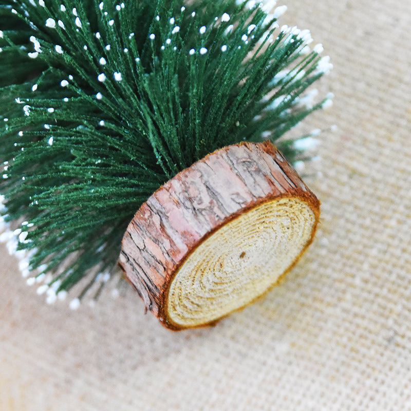 Christmas pine needle tree decoration