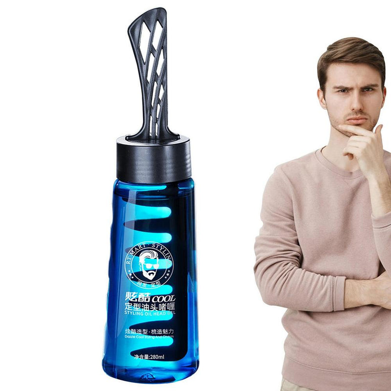 Gel para el cabello de aceite de peinado de secado rápido para hombres