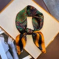 Women's Vintage Fashion Bird Check Small Neck Scarf