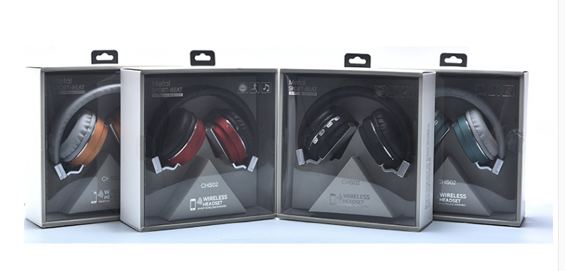 Nouveau casque Bluetooth casque sans fil casque récepteur de carte Bluetooth