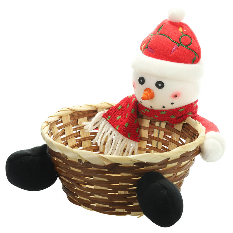 Christmas decorations fruit basket