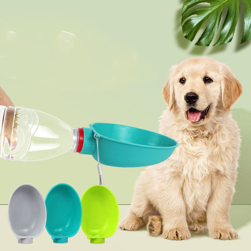 Bebedero portátil para perros, alimentación de agua al aire libre, taza de agua exterior para mascotas, tetera para perros para razas pequeñas, productos para perros y mascotas