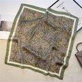 Women's Vintage Fashion Bird Check Small Neck Scarf