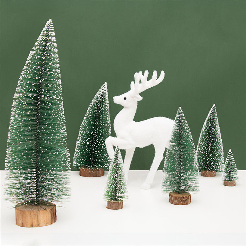 Christmas pine needle tree decoration