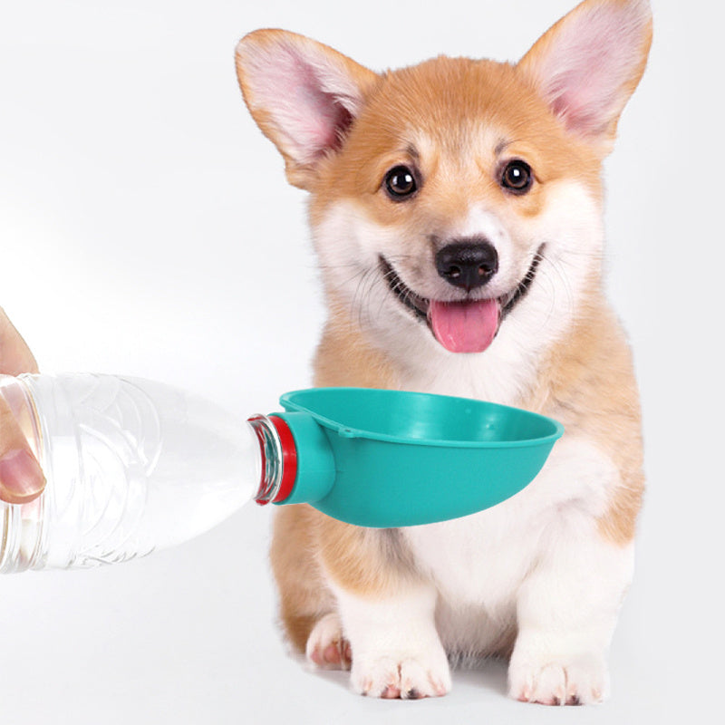 Bebedero portátil para perros, alimentación de agua al aire libre, taza de agua exterior para mascotas, tetera para perros para razas pequeñas, productos para perros y mascotas