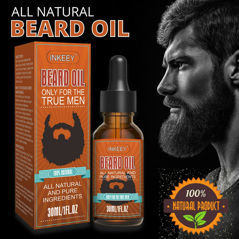 Aceite de barba para hombres, aceite para el crecimiento del cabello, suero para el cuidado del bigote, humectante para el crecimiento, EE. UU.