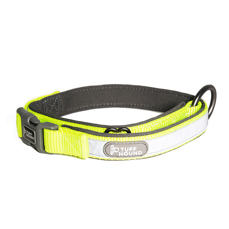 Collar de perro Productos para mascotas Juego de tracción de cuello completo reflectante