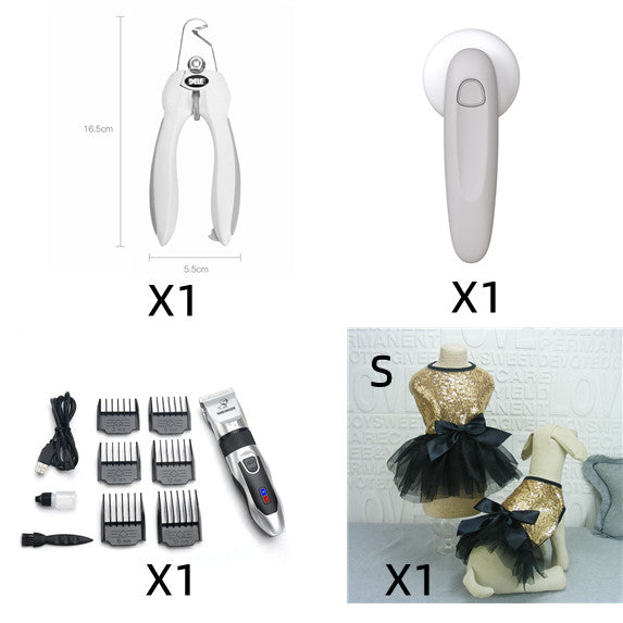 Tondeuse à cheveux électrique pour animaux de compagnie Produits de nettoyage pour animaux de compagnie