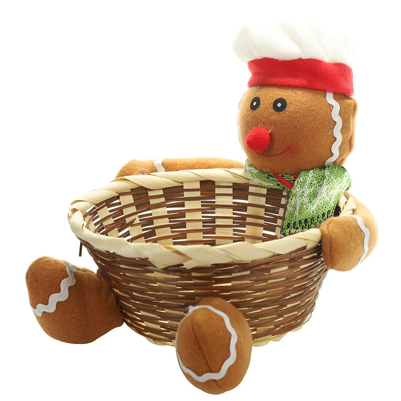 Christmas decorations fruit basket