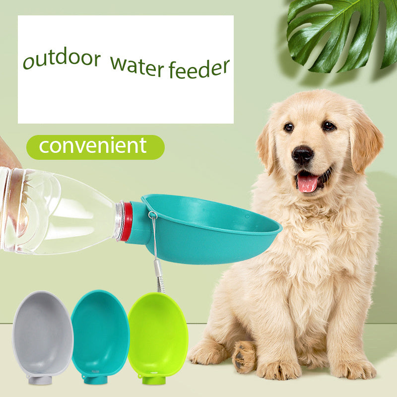 Bebedero portátil para perros, alimentación de agua al aire libre, taza de agua exterior para mascotas, tetera para perros para razas pequeñas, productos para perros y mascotas