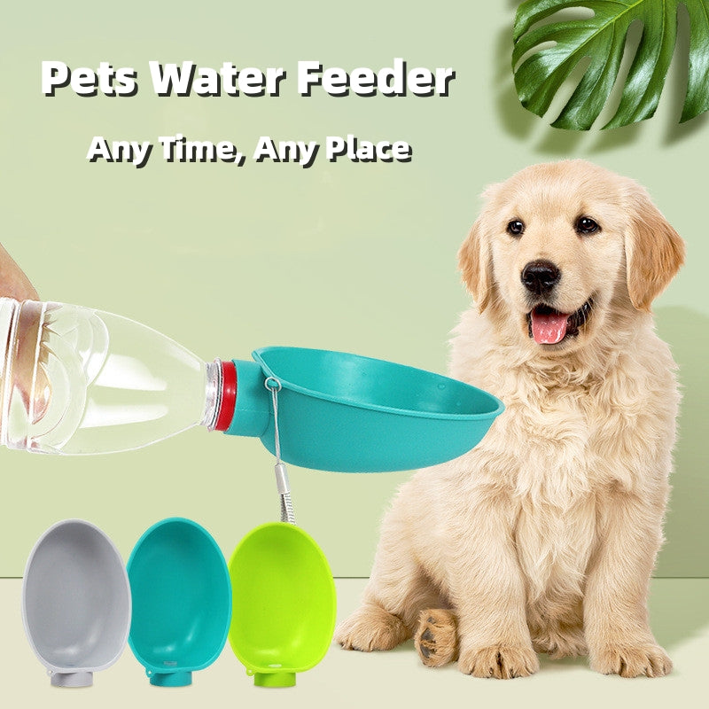 Bebedero portátil para perros, alimentación de agua al aire libre, taza de agua exterior para mascotas, tetera para perros para razas pequeñas, productos para perros y mascotas