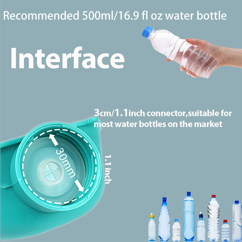 Bebedero portátil para perros, alimentación de agua al aire libre, taza de agua exterior para mascotas, tetera para perros para razas pequeñas, productos para perros y mascotas