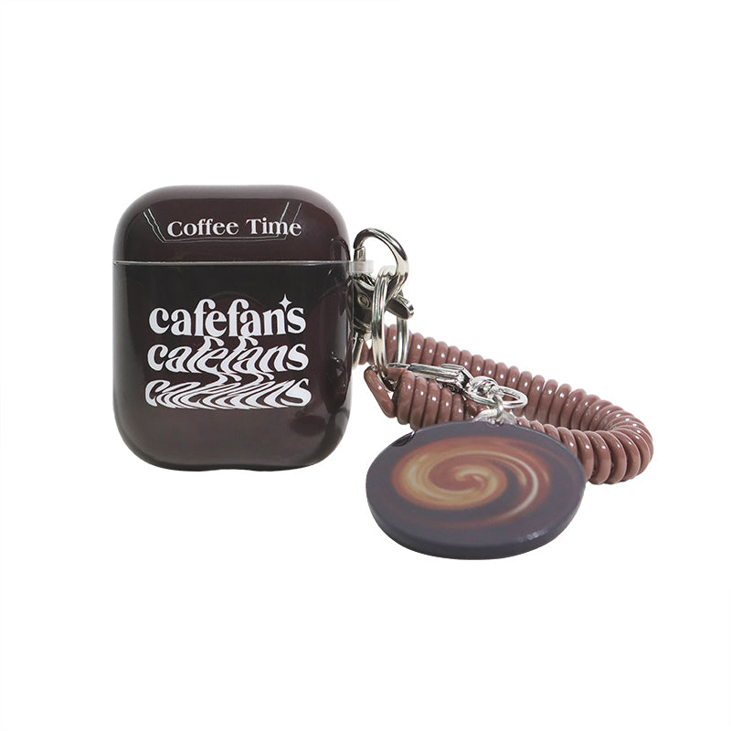 Protecteur d'écouteurs Bluetooth Vintage Coffee Earphone