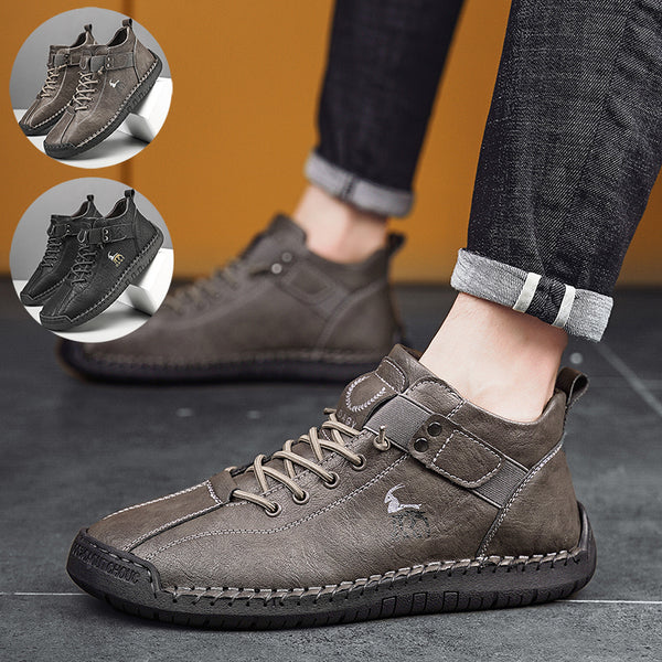 Mode hommes baskets Velcro chaussures plates de haute qualité