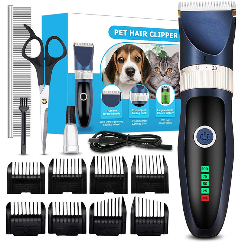 Kit de tondeuse de toilettage pour chien professionnel pour animaux de compagnie pour ensemble de tondeuse à cheveux